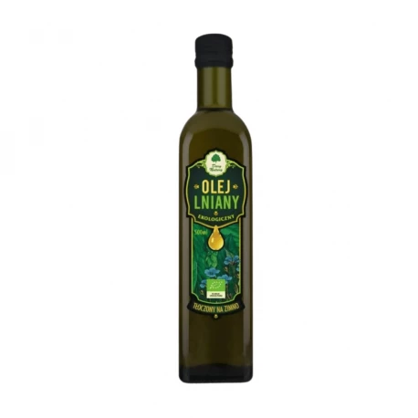 Olej Lniany EKO 500 ml Dary Natury