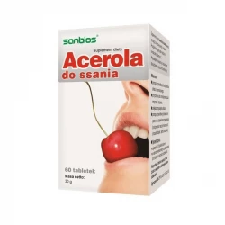 Acerola Do Ssania 500mg Naturalna Witamina C (60tab) SANBIOS