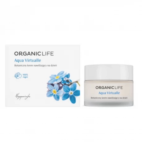 Aqua Virtualle Botaniczny Nawilżający Krem na Dzień Niezapominajka 50 g Organic Life