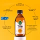 Tran o Smaku Pomarańczowym Olej z Wątroby Dorsza Omega 3 DHA EPA Witamina D3 A 250 ml Olini