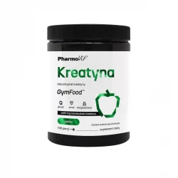 Kreatyna Monohydrat Kreatyny Proszek o Smaku Jabłkowym 500 g Gym Food Pharmovit