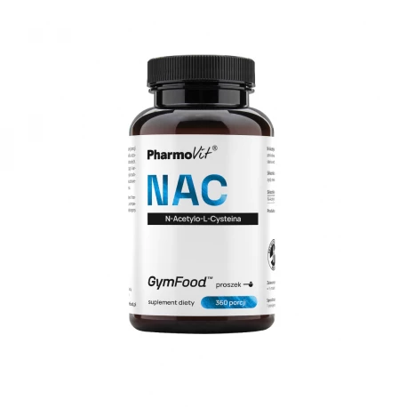 NAC N-Acetylo-L-Cysteina Proszek 140 g Gym Food Pharmovit