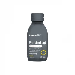 Pre-Workout Plus Formuła Przedtreningowa o Smaku Cytrynowym Płyn 100 ml Gym Food Pharmovit