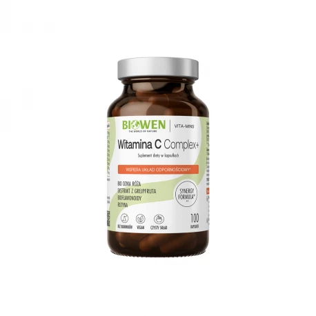Witamina C Complex+ Ekstrakt z Grejpfruta (100 kaps) Biowen