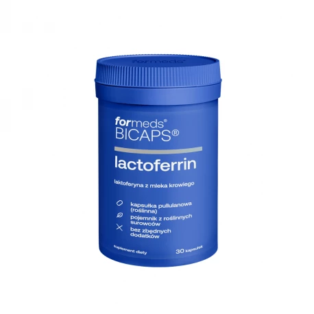 BICAPS Lactoferrin Laktoferyna z Mleka Krowiego (30 kaps) ForMeds