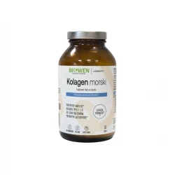 Kolagen Rybi Morski 5000 mg 3 x Peptydy Probiotyk i Prebiotyk Proszek 225 g Biowen