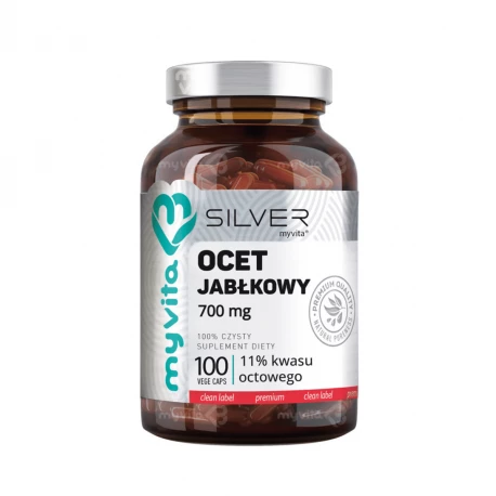 Ocet Jabłkowy 700 mg (100 kaps) MyVita