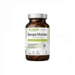 Bacopa Monnieri 300 mg 50% Bakozydów + Piperyna (90 kaps) Biowen
