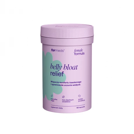 Belly Bloat Relief Wsparcie Trawienia i Ograniczenia Uczucia Wzdęć (60 kaps) Female Formula Formeds