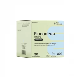 Floradrop Entero Probiotyk Saccharomyces Boulardii 5 mld o Smaku Bananowym (30 sasz) Aura Herbals