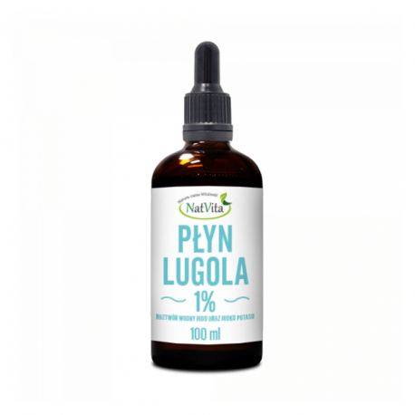 Płyn Lugola 1% Roztwór Wodny Jodu oraz Jodku Potasu 100 ml NatVita