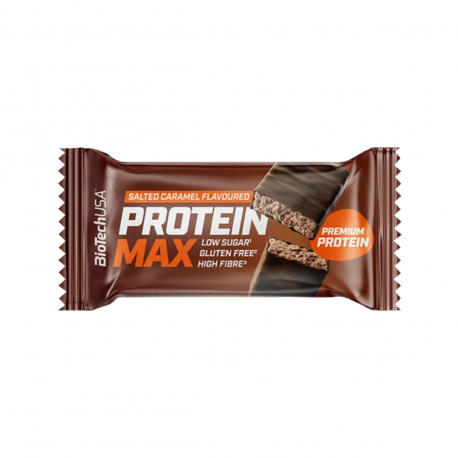 Baton Proteinowy Białkowy Protein Max Słony Karmel 45 g BioTechUSA