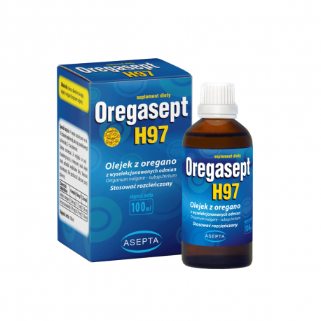Oregasept H97 Olejek z Oregano Oliwa z Oliwek Extra Virgin 100 ml  Asepta