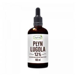 Płyn Lugola 12% Roztwór Wodny Jodu oraz Jodku Potasu 100 ml NatVita
