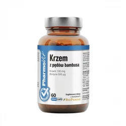 Krzem z pędów bambusa Biotyna BioPerine (60 kaps) Pharmovit