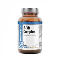 B-Vit Complex Witaminy z grupy B Cholina Inozytol BioPerine (60 kaps) Pharmovit