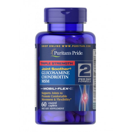 Glukozamina Chondroityna MSM  (60tab)  PURITANS PRIDE
