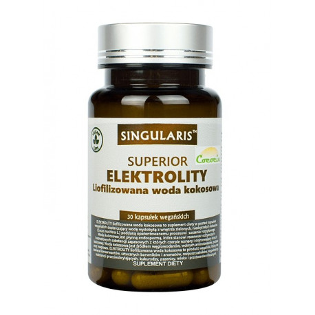 ELEKTROLITY Superior Liofilizowana Woda Kokosowa (30 kaps) Singularis