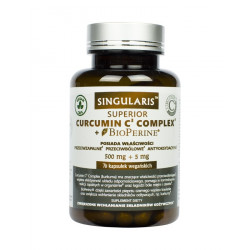 Curcumin C3 Complex Bioperine (70kaps) Kurkumina Piperyna SINGULARIS