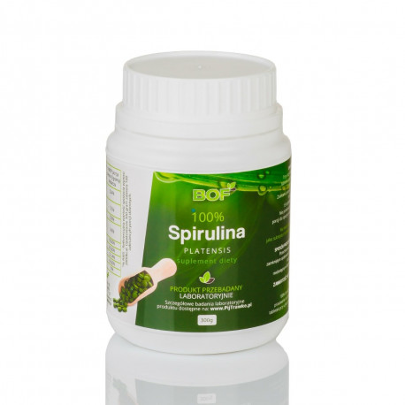 Spirulina Platensis 300g (1500tab po 200mg) BOF