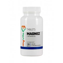 Magnez i Witamina B6 (100 tab) Cytrynian Magnezu Myvita