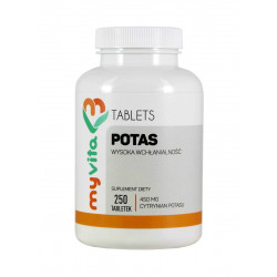POTAS Cytrynian Potasu   (250 tab) Myvita