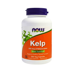 Kelp 325 mcg (250 kaps) Naturalny Jod Now Foods