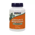 Calcium & Magnesium Wapń i Magnez 2:1 (100 tab) Now Foods