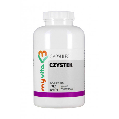 Czystek z Witaminą C 350 mg (250 kaps) MyVita