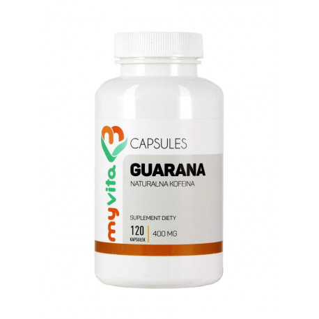 Guarana 400 mg Zdrowa Kofeina (120 kaps) Myvita