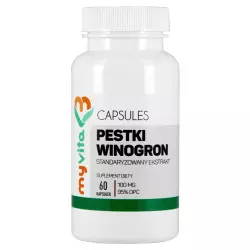 OPC 100 mg Ekstrakt z Pestek Winogron (60 kaps) Myvita