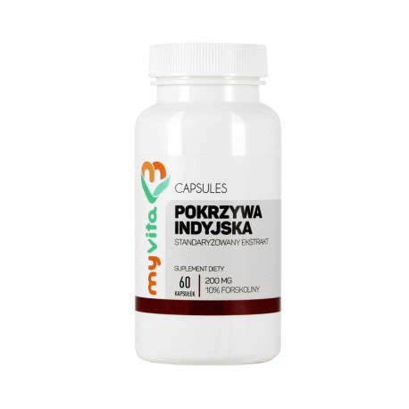 Pokrzywa Indyjska Forskolina 200 mg (60 kaps) MyVita