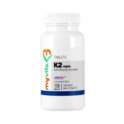 Witamina K2 MK-7 z Natto 100 mcg FORTE (120 tab) Myvita