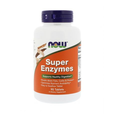 Super Enzymes Enzymy Trawienne (90tab) Now Foods