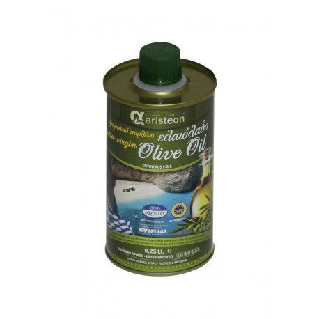 Oliwa z Oliwek Extra Virgin z Pierwszego Tłoczenia 250ml Zakynthos Grecka Aristeon