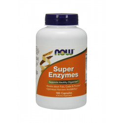 Super Enzymes Enzymy Trawienne (180 kaps) Now Foods