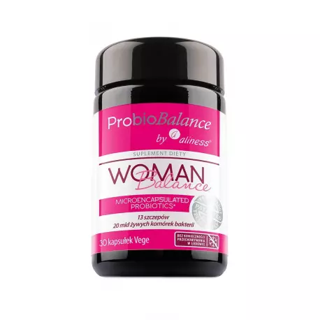 Probiotyk dla Kobiet ProbioBalance Woman Balance 20mld (30kaps) Aliness