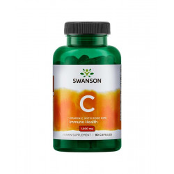 Witamina C 1000 mg z Dziką Różą (90 kaps) Swanson