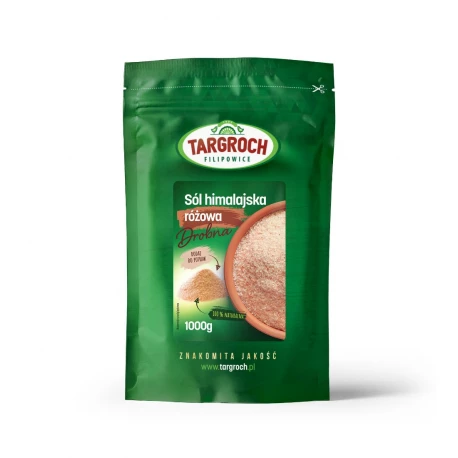 Sól Himalajska Drobna Różowa 1kg Targroch