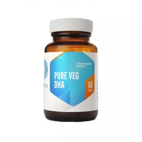 Pure Veg DHA 200mg (60 kaps) Wegańskie Kwasy Omega-3 Hepatica