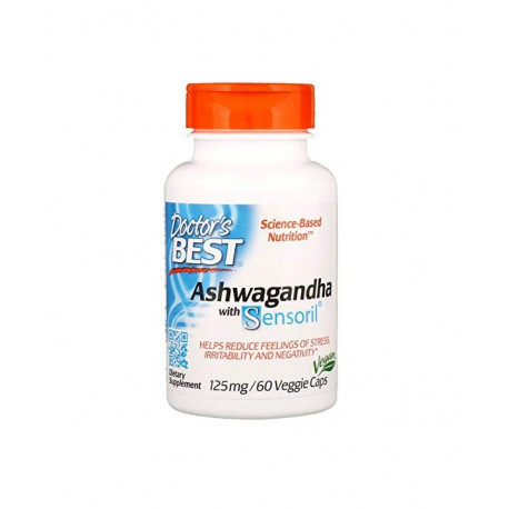 Ashwagandha Sensoril 10% witanolidów 125 mg (60kaps) Doctor's Best