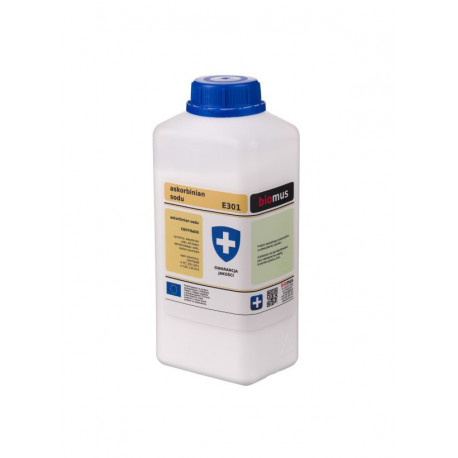 Askorbinian Sodu Czysty Min. 99,5% 1kg Biomus