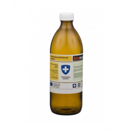 DMSO Dimetylosulfotlenek 500g Szklana Butelka Czysty Biomus