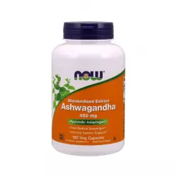 Ashwagandha 450mg 2.5% (180kaps) Żeń-Szeń Indyjski Now Foods