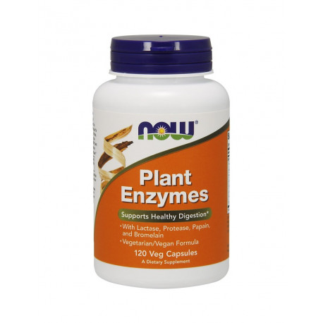 Plant Enzymes Roślinne Enzymy Trawienne (120kaps) Now Foods