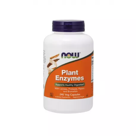 Plant Enzymes Roślinne Enzymy Trawienne (240kaps) Now Foods