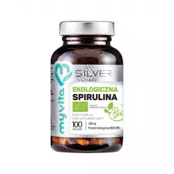 Spirulina Platensis BIO 600 mg (100 kaps) Silver MyVita