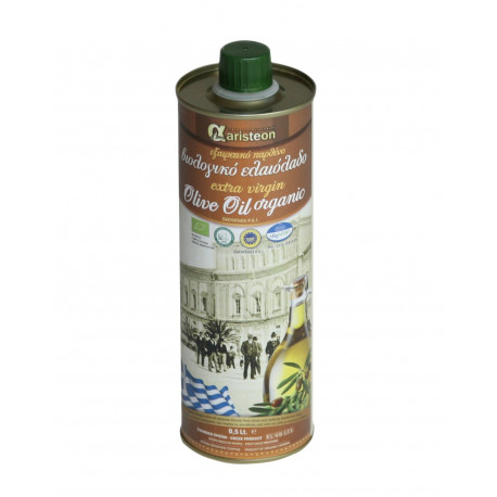 Oliwa z Oliwek Extra Virgin BIO Ekologiczna 500ml Zakynthos Grecka Aristeon