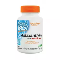 Astaksantyna AstaPure 6 mg (30 sgels) Vege Doctor\'s Best 