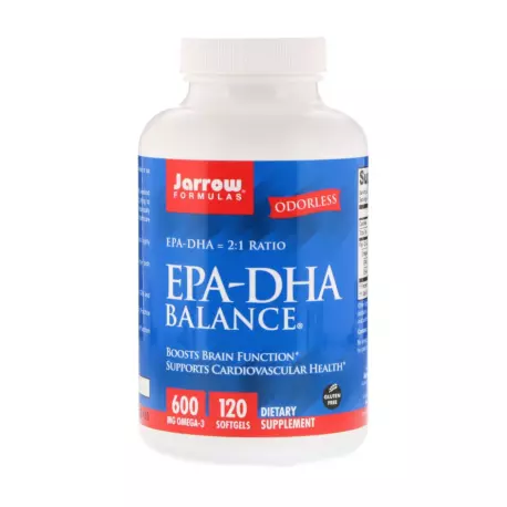 EPA DHA Balance (2:1) Kwasy Tłuszczowe Omega-3 600 mg (120 sgels) Jarrow Formulas